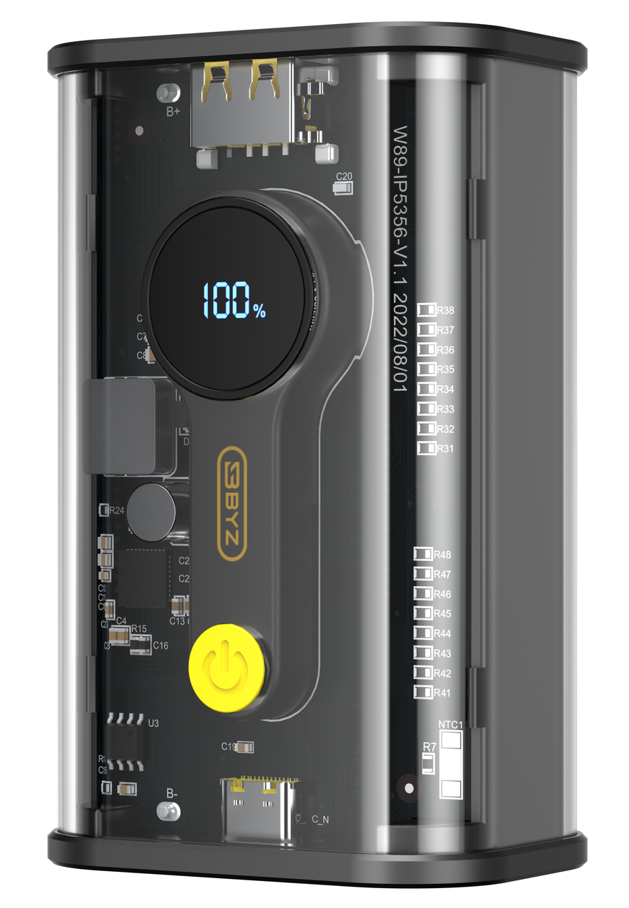 Портативний зарядний пристрій BYZ W89 — 10000 mAh TYPE-C PD (Black)