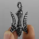 Чоловічий кулон підвіска з ланцюжком TRITON на шию зі сталі під срібло з Гербом, фото 2