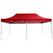 Розсувний шатер 3*6 м посилений, білий каркас, Червоний, фото 6