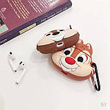Чохол для AirPods 2/1 series - Чіп та Дейл (Дейл) 3D, силіконовий, фото 3