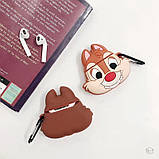 Чохол для AirPods 2/1 series - Чіп та Дейл (Дейл) 3D, силіконовий, фото 6