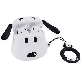 Чохол для AirPods 2/1 series - Dog 3D, силіконовий