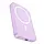 Павербанк з швидкою бездротовою зарядкою 5000mAh 15W Qi Hoco J109 Magnetic Wireless Fast Charge 2в1 Pink, фото 3