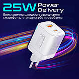 Зарядний пристрій Promate PowerPort-25AC White, фото 3