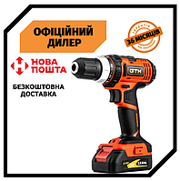 Аккумуляторный профессиональный шуруповерт GTM DS18/40P (18 В, двухскоростной, 40 Н*м ) Без АКБ и ЗУ PAK