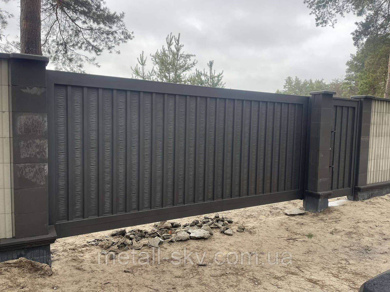 Ворота металеві "Hard Luxury" від Metal SKV, фото 1