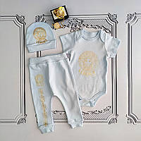 Костюм Versace для новорожденных, комплект из 3 предметов
