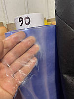 Пленка ПВХ прозрачная для окон СИЛИКОН, Гибкое стекло, мягкое стекло 1.50м*90мкр*173м
