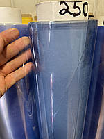 Пленка ПВХ прозрачная для окон СИЛИКОН, Гибкое стекло, мягкое стекло 1.50м*250мкр*62м