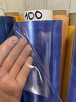Пленка ПВХ прозрачная для окон СИЛИКОН, Гибкое стекло, мягкое стекло 1.50м*100мкр