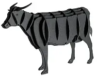 3D модель из картона Корова Fridolin