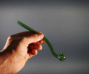 Скляна трубка Oil Sherlock Color Green