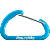 Карабин туристический Naturehike D-type NH15A004-H 4см 2шт Blue (6927595717318)