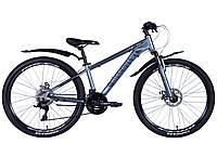 Велосипед 26" Discovery BASTION AM DD 2024 (сіро-чорний (м)) LIKE