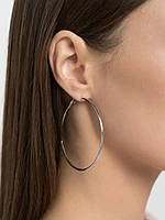 Срібні сережки 964 50 мм