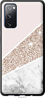 Чехол tpu черный Endorphone Samsung Galaxy S20 FE G780F Пастельный мрамор (4342b-2075-26985) ch