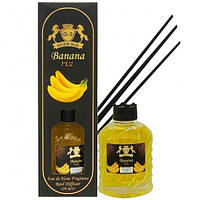 Аромадиффузор для дома Банан Golden Silva Reed Diffuser, 150 ml