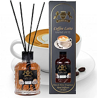 Аромадиффузор для дома Кофе Латте Golden Silva Reed Diffuser, 150 ml