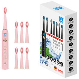 Електрична зубна щітка AHealth SMART SONIC SMILE 1 pink (AHss1p)