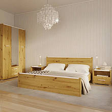 Спальня комплект з ЛДСП Рутенія Gerbor Дуб артизан/Німфея альба