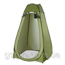 Душ-палатка для кемпінгу автомат 120х120х190см кілочки, розтяжки, фото 1