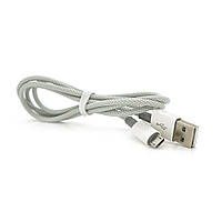 Кабель iKAKU KSC-723 GAOFEI smart charging cable for micro, Gray, довжина 1м, 2.4A, BOX g