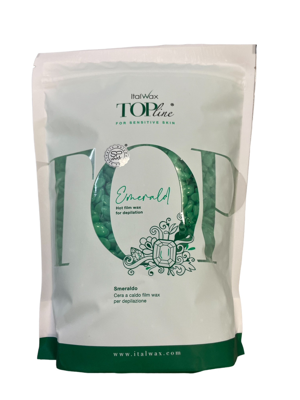 Italwax віск плівковий у гранулах для депіляції Emerald Смарагд
