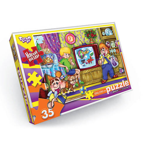 Мягкие пазлы "Карлсон" Danko Toys S35-10-02, 35 элементов, Lala.in.ua ...