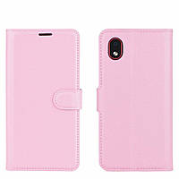 Чохол-книжка Litchie Wallet для Samsung Galaxy A01 Core Pink GR, код: 6761615