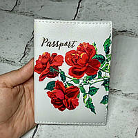 Обкладинка для паспорта екошкіра Троянди Passporty