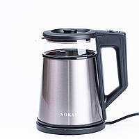 Электрочайник Sokany SK-SH-1076B Electric Kettle 2000W 1.7l Серий SvitSmart