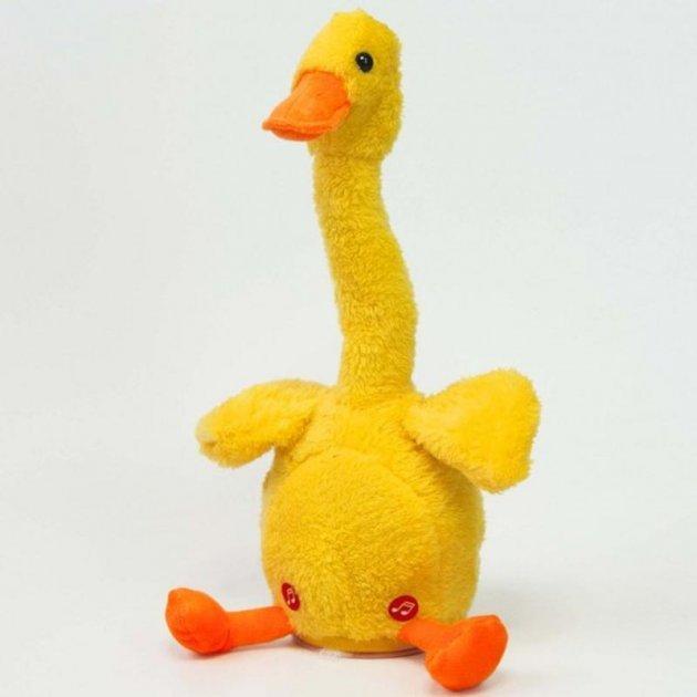 Дитяча інтерактивна іграшка повторюшка Talking duck 120 пісень iC227
