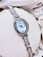 Женские часы Swarovski Bulova 96L199 с перламутровым циферблатом. Прекрасный подарок девушке