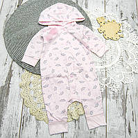 68 3-5 міс тонкий котоновий пісочник ромпер боді для дівчинки новонароджених малюків літній бодік 3094 КРН