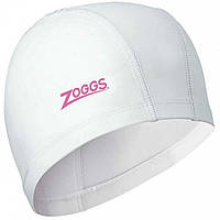 Шапочка для плавания Nylon-Spandex PU Coated Cap Zoggs 465034.WHPK, белый, Lala.in.ua