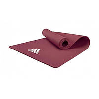 Коврик для йоги Yoga Mat Adidas ADYG-10100MR, красный 176 х 61 х 0,8 см, Lala.in.ua