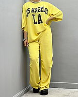Костюм жіночий креп жатка LOS ANGELES розміри 42-52 (6кол) "Best Fashion" недорого від прямого постачальника