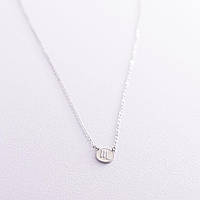 Срібне кольє Знак зодіаку Скорпіон 181052скорпіон Онікс 40