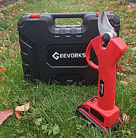 Садовый аккумуляторный секатор Geevorks 21V 2Ah