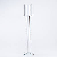 Подсвечник стеклянный 42 (см) подсвечник бокал на высокой ножке на 1 свечу SvitSmart