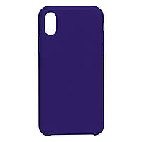 Чехол Soft Case No Logo для Apple iPhone X iPhone Xs Purple KS, код: 7647010