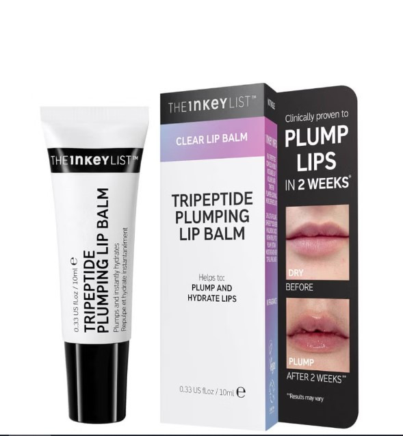 Бальзам для губ, збільшуючий їх об'єм The Inkey list Tripeptide Plumping Lip Balm, фото 1