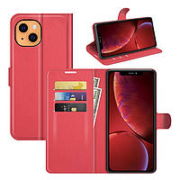 Чохол-книжка Litchie Wallet Apple iPhone 13 Mini Red KS, код: 8111162