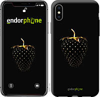 Пластиковый чехол Endorphone на iPhone XS Черная клубника (3585t-1583-26985) KS, код: 1753531