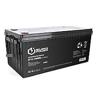 Аккумуляторная батарея EUROPOWER AGM EP12-200M8 12V 200Ah ( 522 x 240 x 219) Black Q1/18 g