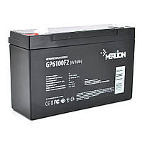 Аккумуляторная батарея MERLION AGM GP6100F2 6 V 10Ah ( 150 x 50 x 95 (100) ) Q10/540 g