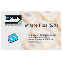 Смарт-карта Mifаre Plus (2K/4K <unk> S/X) (01-011)