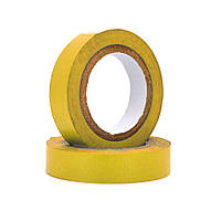 Изолента Ninja 0,15мм*15мм*10м (желтая), диапазон рабочих температур: от - 10 ° С до + 80 ° С, высокое