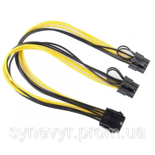 Кабель-переходник для питания видеокарты 8+8P-->6P w (ID#2207508932 ...