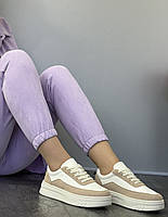 Кросівки жіночі 8 пар у ящику бежевого кольору 36-41, фото 5